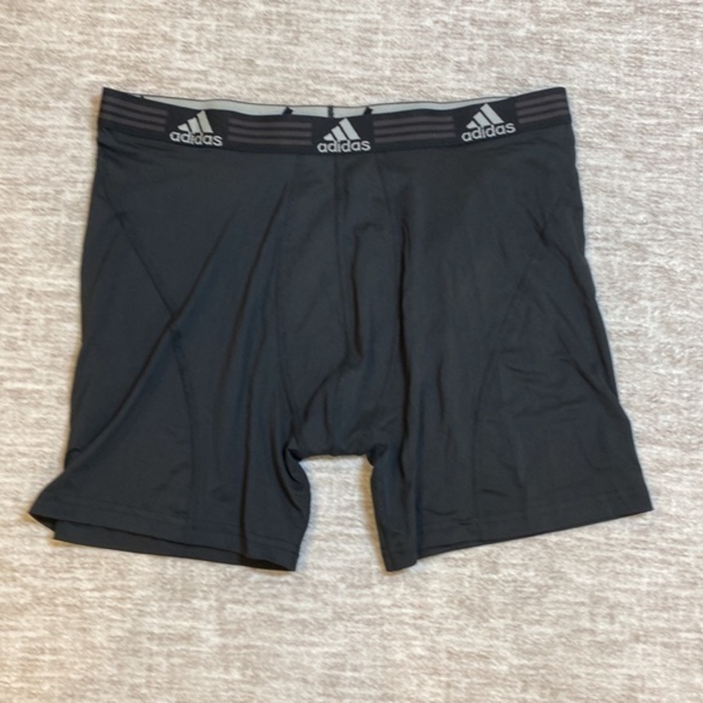 Adidas men’s climalite black compression shorts size extra large